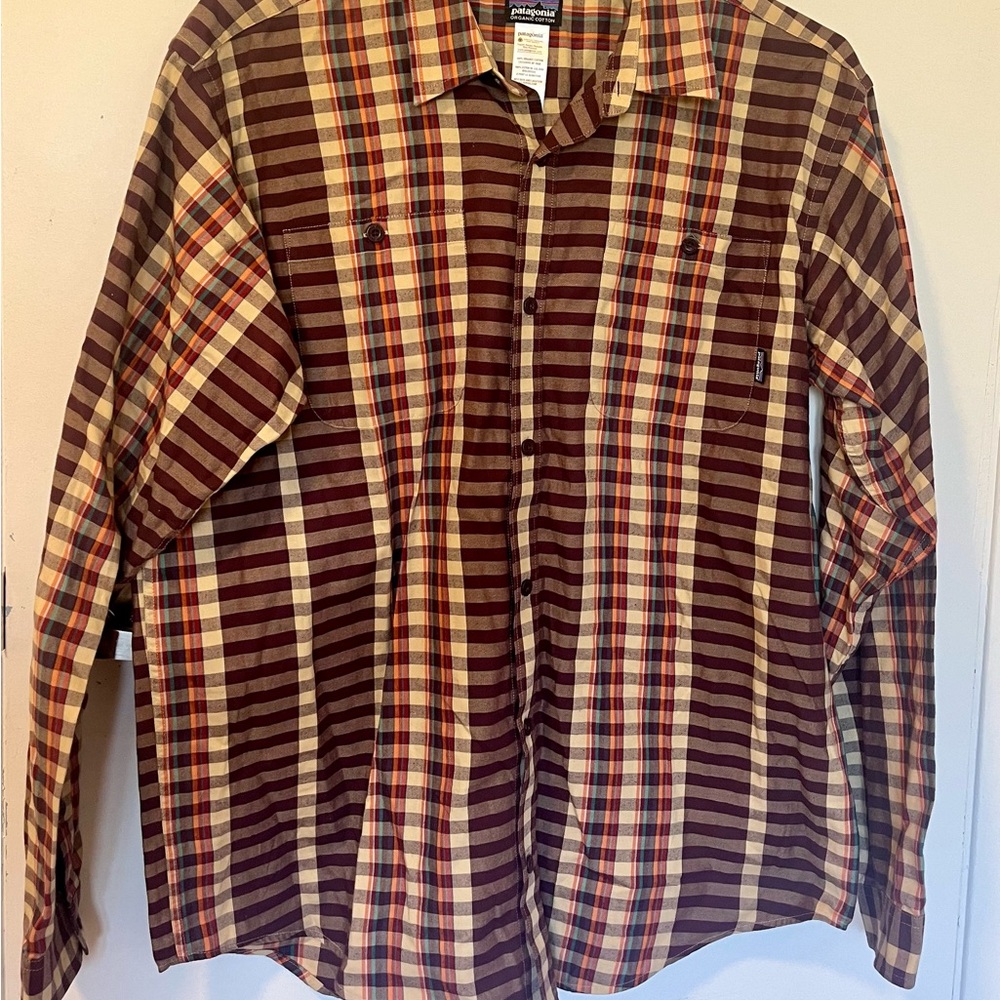 Patagonia Brown Casual Button Down Shirt